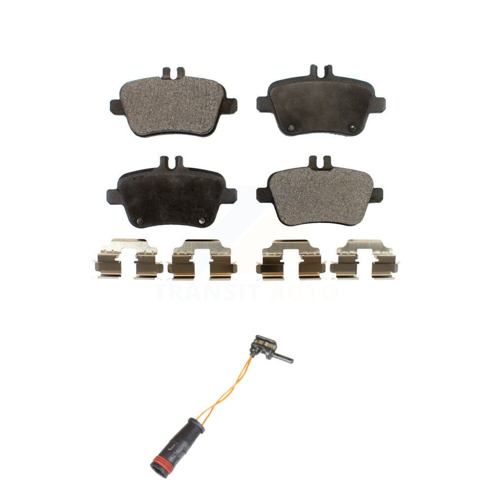 Rear Ceramic Disc Brake Pads And Wear Sensors Kit For Mercedes-Benz SLK350 KTW-101187