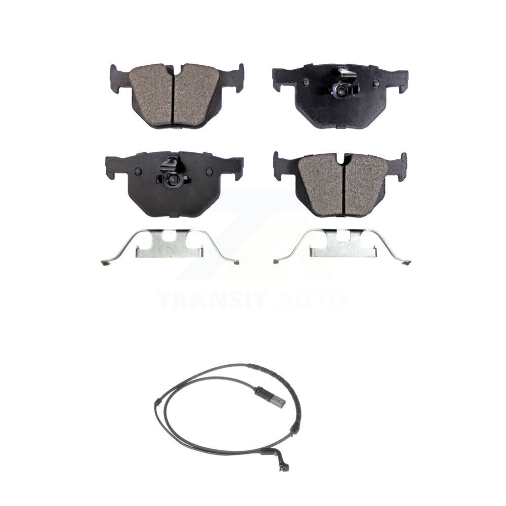 Rear Ceramic Disc Brake Pads And Wear Sensors Kit For BMW X5 X6 KTW-101225
