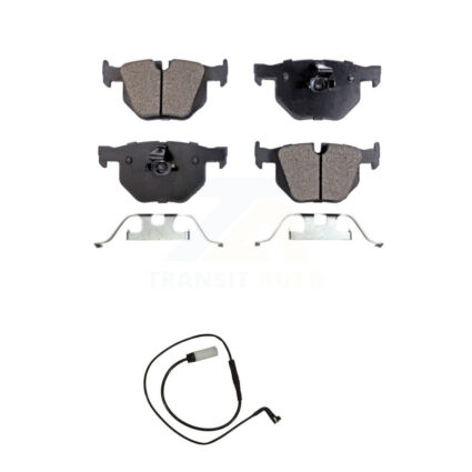 Rear Ceramic Brake Pads & Wear Sensor Kit For BMW 530xi 535i xDrive 535xi Wagon with 3.0L KTW-101233