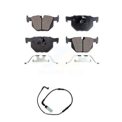 Rear Ceramic Brake Pad And Wear Sensor Kit For BMW 530i 530xi 528i xDrive 525i 535i 535xi KTW-101234