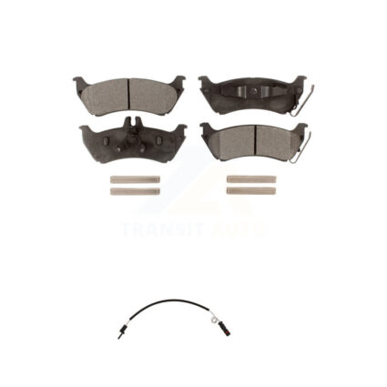 Rear Ceramic Disc Brake Pads And Wear Sensors Kit For Mercedes-Benz ML320 ML350 ML430 KTW-101236