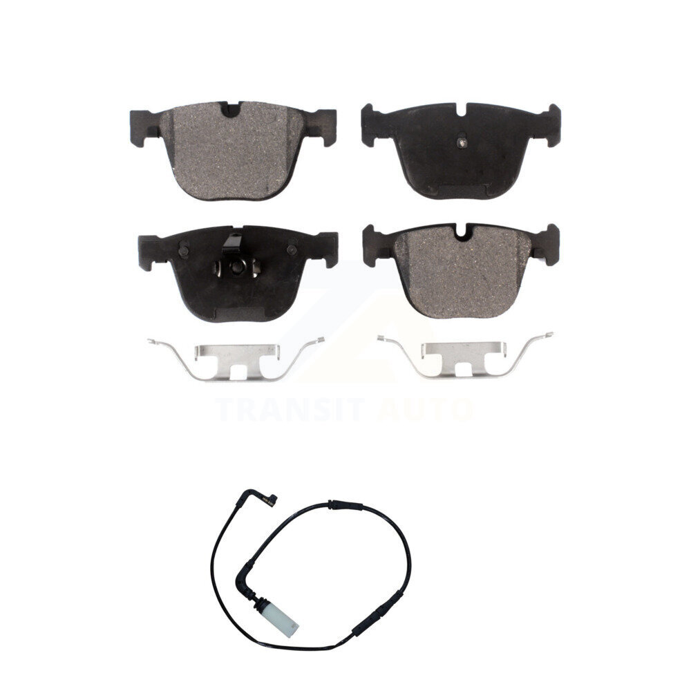 Rear Ceramic Disc Brake Pads And Wear Sensors Kit For BMW 650i 645Ci 550i M5 M6 545i 535i KTW-101243