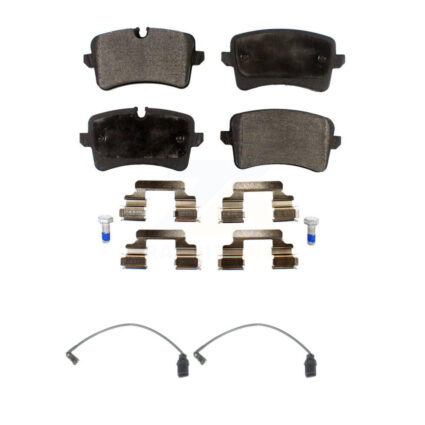 Rear Ceramic Brake Pad Wear Sensor Kit For Audi Porsche Macan A6 Quattro A7 RS5 S6 RS7 S7 KTW-101254
