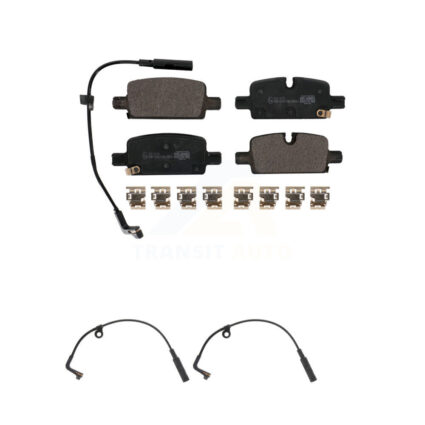Rear Ceramic Brake Pad & Extra Wear Sensor Kit For GMC Chevrolet Silverado 1500 Sierra XL KTW-101266