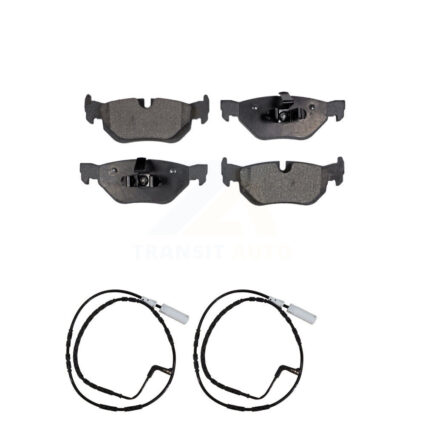 Rear Ceramic Brake Pad And Wear Sensor Kit For BMW 323i 328i 128i xDrive 328xi 325i 325xi KTW-101275