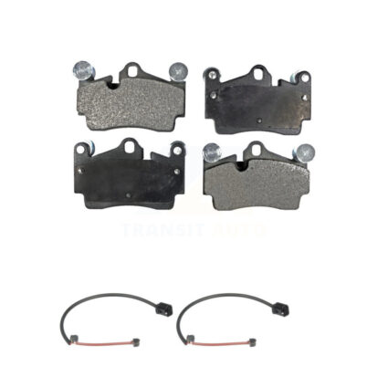 Rear Ceramic Disc Brake Pad And Wear Sensor Kit For 2005-2006 Porsche Cayenne S with 4.5L KTW-101284