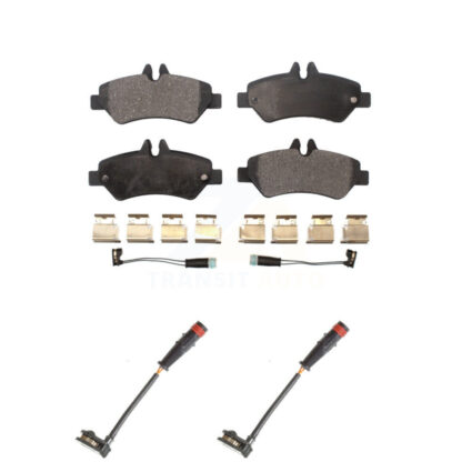 Rear Ceramic Brake Pad & Extra Wear Sensor Kit For Mercedes-Benz Sprinter 2500 3500 Dodge KTW-101297