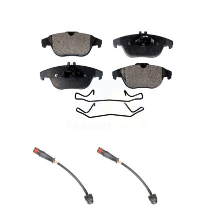 Rear Ceramic Disc Brake Pads And Wear Sensors Kit For 2011 Mercedes-Benz C63 AMG 6.3L KTW-101305