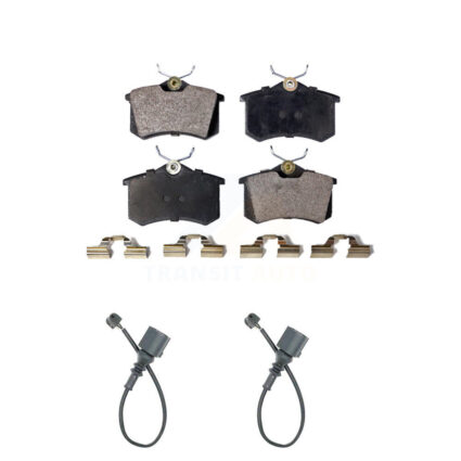 Rear Ceramic Disc Brake Pads And Wear Sensors Kit For 2003-2006 Audi TT 1.8L KTW-101338