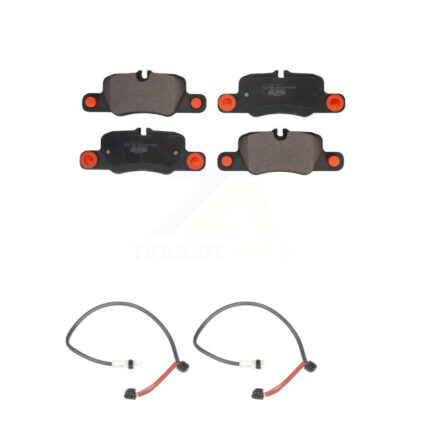 Rear Ceramic Disc Brake Pad & Wear Sensor Kit For 2013 Porsche 911 3.8L with Turbocharged KTW-101340