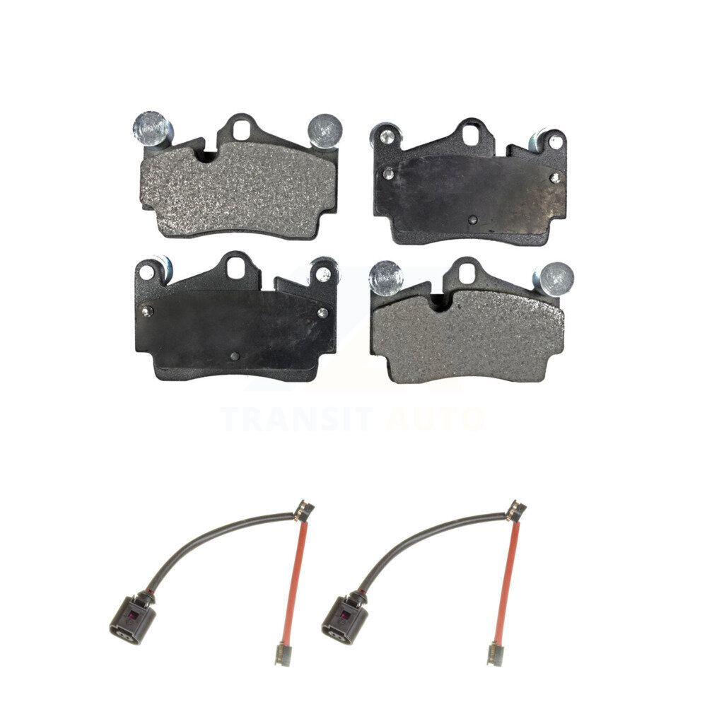 Rear Ceramic Brake Pad And Wear Sensor Kit For Audi Q7 Porsche Cayenne Volkswagen Touareg KTW-101366