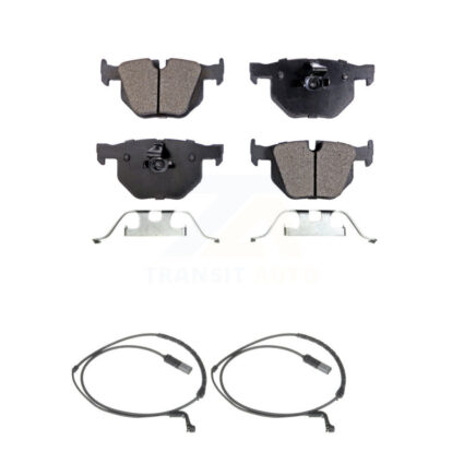 Rear Ceramic Disc Brake Pads And Wear Sensors Kit For BMW X5 X6 KTW-101382
