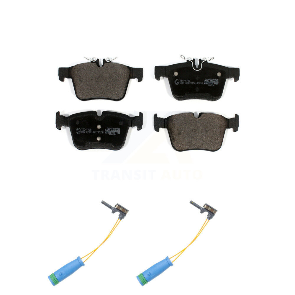 Rear Ceramic Disc Brake Pads And Wear Sensors Kit For Mercedes-Benz C300 C400 C350e KTW-101385