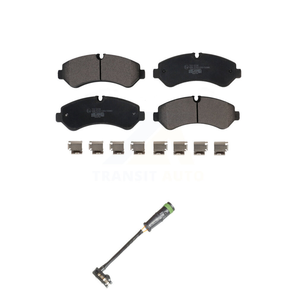Rear Ceramic Disc Brake Pads And Wear Sensors Kit For Freightliner Sprinter 3500 KTW-101503
