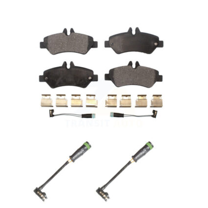 Rear Ceramic Disc Brake Pad And Extra Wear Sensor Kit For Freightliner Sprinter 2500 3500 KTW-101510
