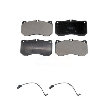 Front Ceramic Disc Brake Pads And Wear Sensors Kit For Audi A7 Quattro A8 KTW-101554