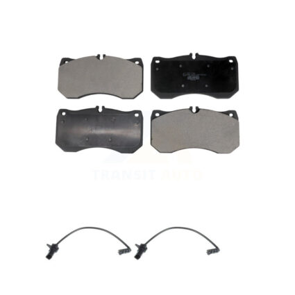 Front Ceramic Disc Brake Pads And Wear Sensors Kit For Audi S6 S7 S8 KTW-101565