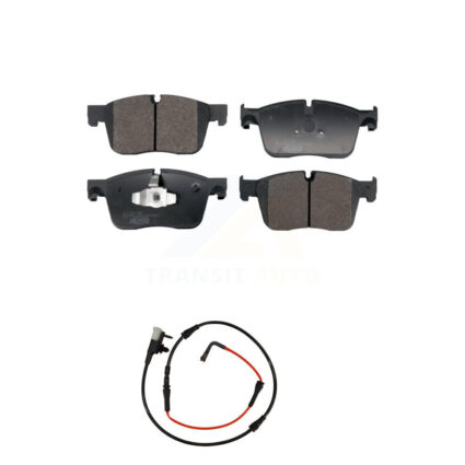 Front Ceramic Disc Brake Pads And Wear Sensors Kit For Jaguar XE KTW-101582