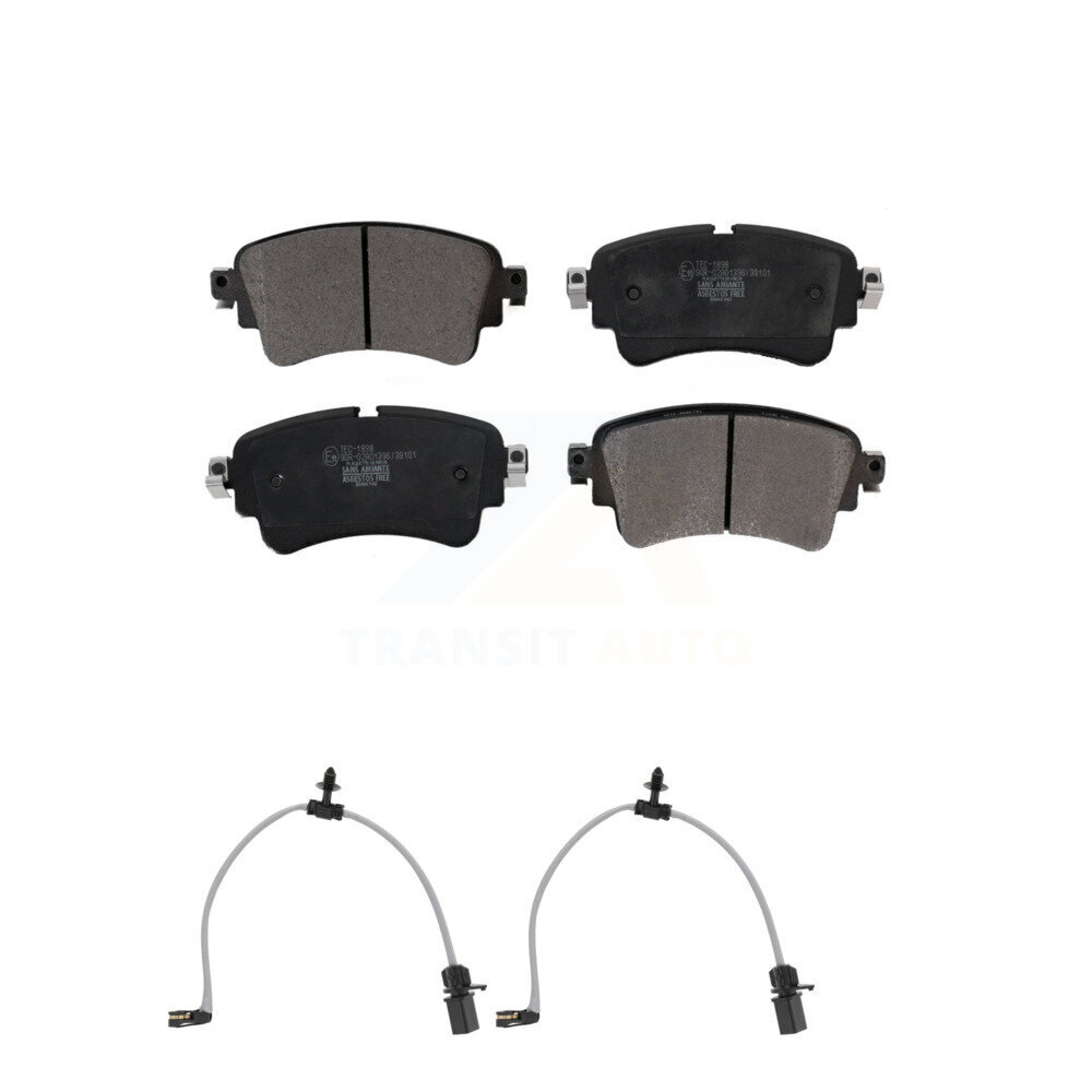 Rear Ceramic Brake Pad & Wear Sensor Kit For Audi Q5 A6 Quattro A7 Sportback PHEV allroad KTW-101591