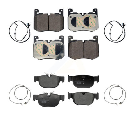 Front Rear Ceramic Disc Brake Pads And Wear Sensors Kit For Land Rover Range Velar KTW-101602