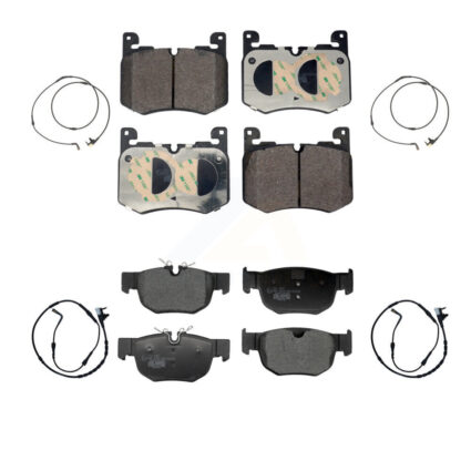 Front Rear Ceramic Brake Pad And Wear Sensor Kit For Jaguar F-Pace Land Rover Range Velar KTW-101603