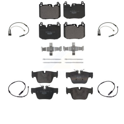 Front Rear Ceramic Disc Brake Pads And Wear Sensors Kit For 2019-2020 BMW X2 M35i KTW-101618