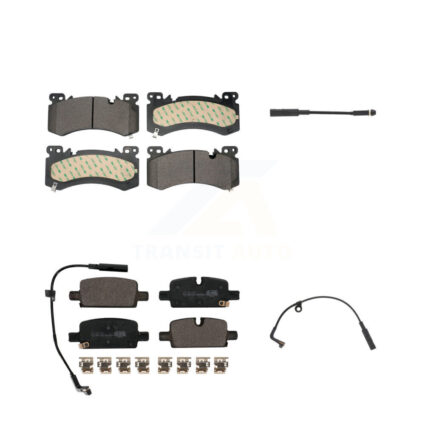 Front Rear Ceramic Brake Pad And Extra Wear Sensor Kit For Chevrolet Tahoe 3.0L/5.3L/6.2L KTW-101642