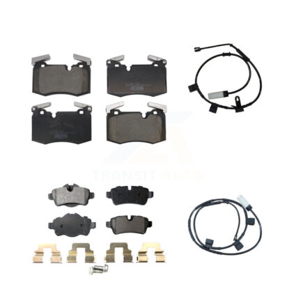 Front Rear Ceramic Disc Brake Pads And Wear Sensors Kit For Mini Cooper KTW-101649