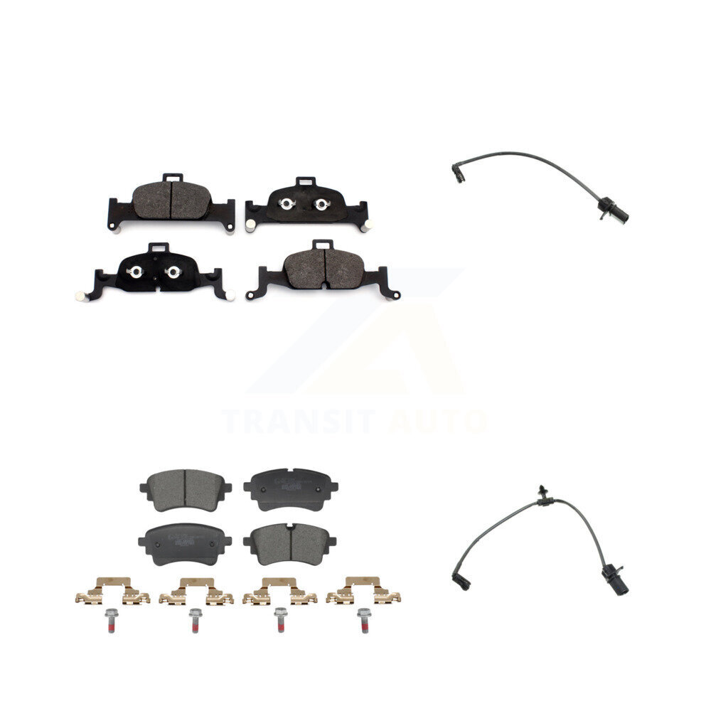 Front Rear Ceramic Brake Pad And Wear Sensor Kit For Audi A5 Sportback A4 Quattro allroad KTW-101652