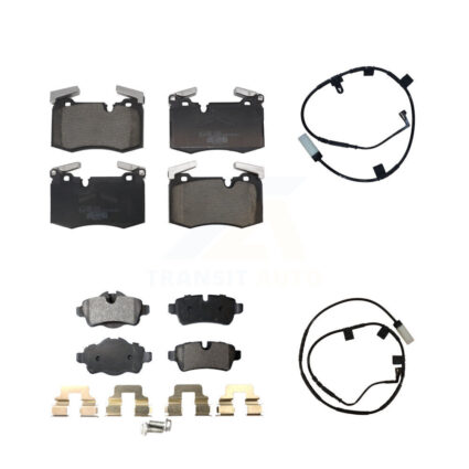 Front Rear Ceramic Disc Brake Pads And Wear Sensors Kit For Mini Cooper KTW-101677