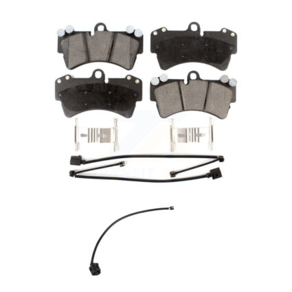 Front Ceramic Brake Pads & Extra Wear Sensor Kit For Audi Q7 with Composite KTW-101704