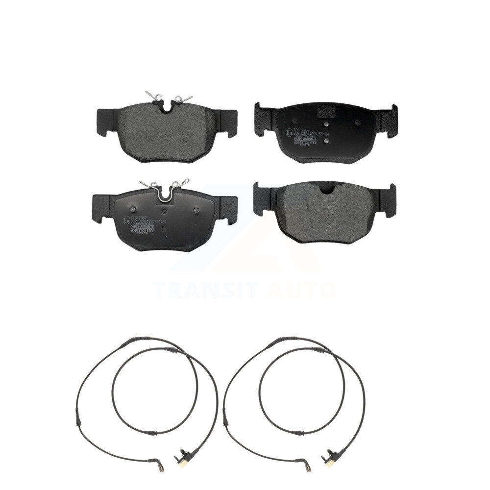Rear Ceramic Disc Brake Pads And Wear Sensor Kit For Land Rover Range Velar Jaguar F-Pace KTW-101720