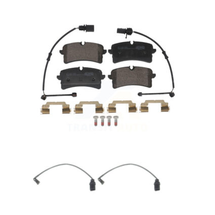 Rear Ceramic Disc Brake Pads And Extra Wear Sensors Kit For Audi A7 Quattro S6 RS7 S7 KTW-101731