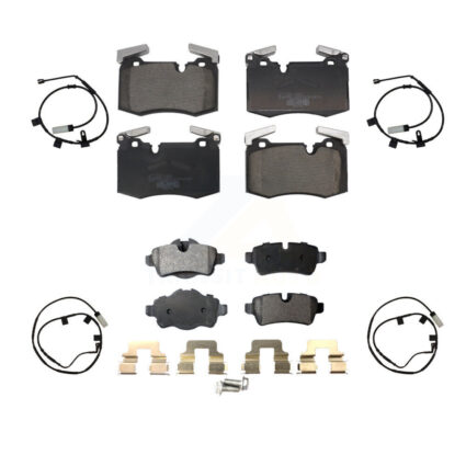 Front Rear Ceramic Disc Brake Pads And Wear Sensors Kit For Mini Cooper KTW-101767