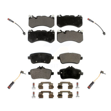 Front Rear Ceramic Brake Pads & Wear Sensor Kit For 2014-2015 Mercedes-Benz GL63 AMG 5.5L KTW-101775
