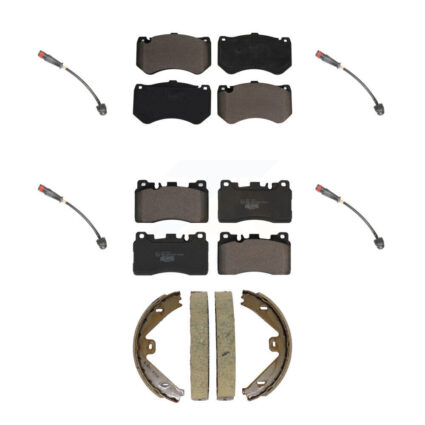Front Rear Ceramic Disc Brake Pad Wear Sensor Kit (7Pc) For Mercedes-Benz E63 AMG CLS63 S KTW-101824