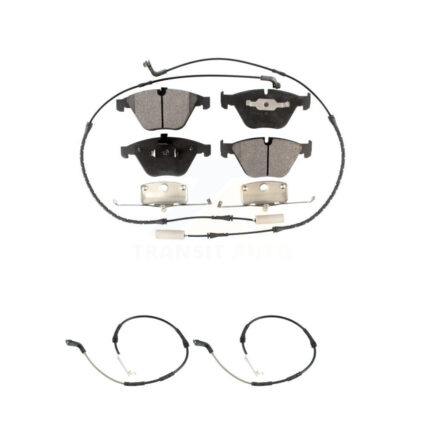 Front Ceramic Disc Brake Pads & Extra Wear Sensor Kit For 2013 BMW X1 xDrive35i with 3.0L KTW-101829