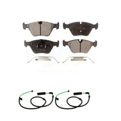 Front Ceramic Disc Brake Pads And Wear Sensors Kit For BMW X3 3.0L KTW-101832