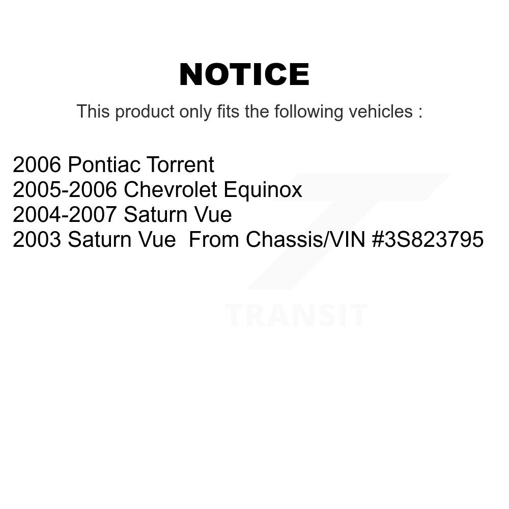 Rear Drum Brake Wheel Cylinder Pair For Chevrolet Equinox Saturn Vue Pontiac Torrent K14-100019 - Image 2