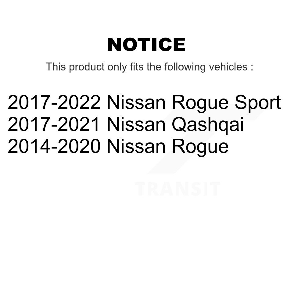 Front Wheel Bearing And Hub Assembly Pair For Nissan Rogue Sport Qashqai K70-100368 - Image 2