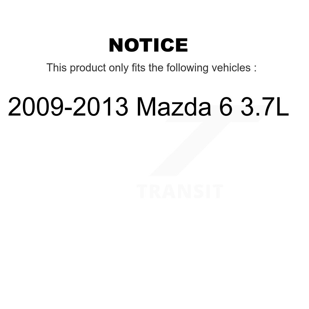 Front Wheel Bearing Pair For 2009-2013 Mazda 6 3.7L K70-100540 - Image 2
