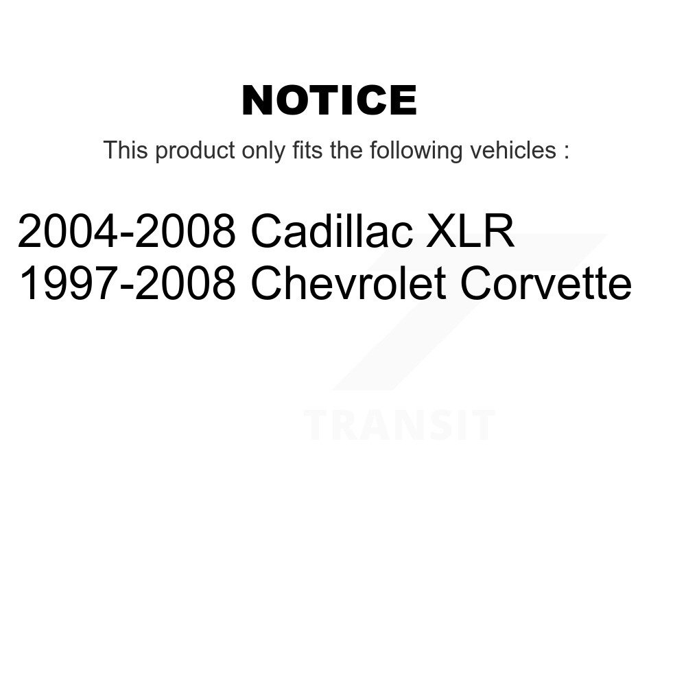 Rear Wheel Bearing And Hub Assembly Pair For Chevrolet Corvette Cadillac XLR K70-100572 - Image 2