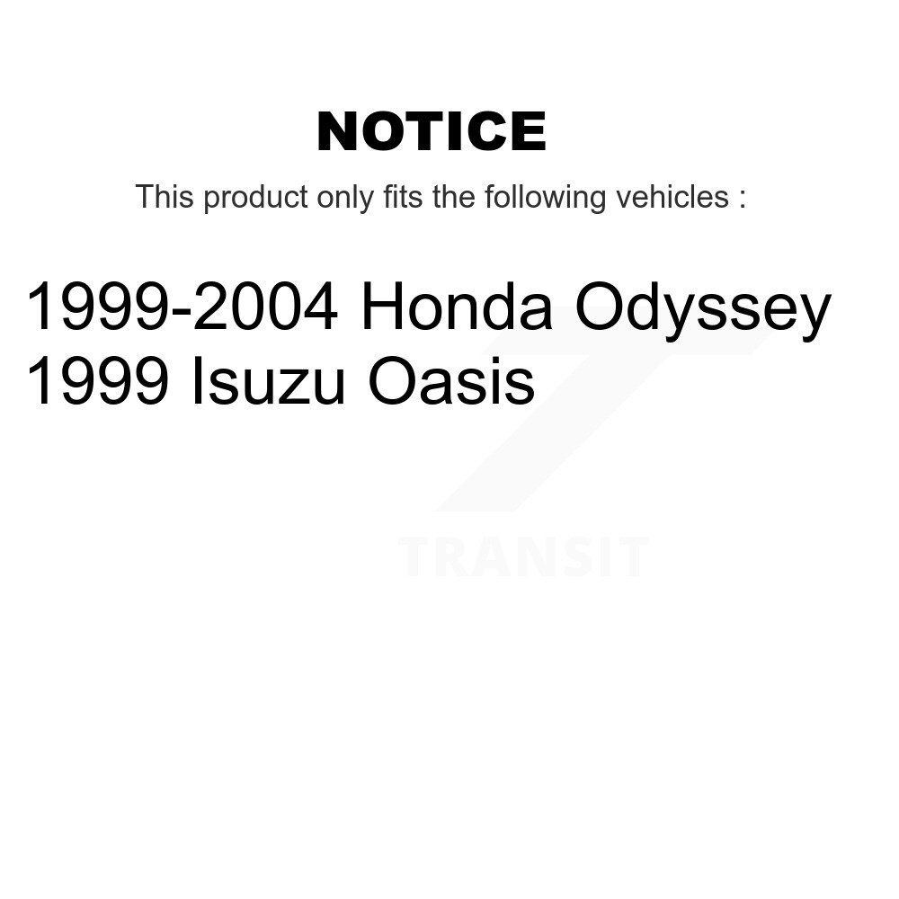 Rear Wheel Bearing And Hub Assembly Pair For Honda Odyssey Isuzu Oasis K70-100588 - Image 2