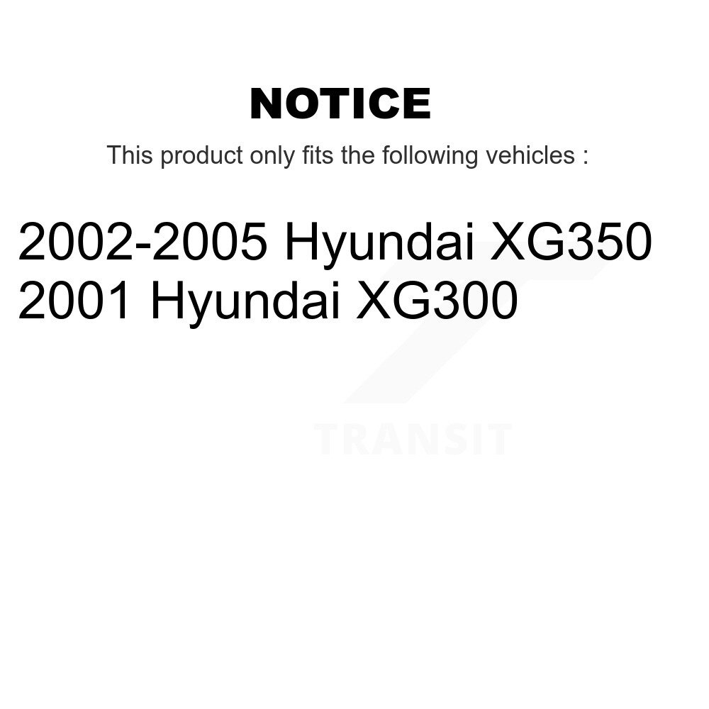 Rear Wheel Bearing And Hub Assembly Pair For Hyundai XG350 XG300 K70-100592 - Image 2