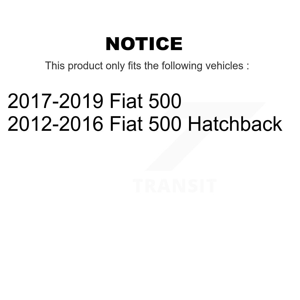 Rear Wheel Bearing And Hub Assembly Pair For Fiat 500 K70-100741 - Image 2