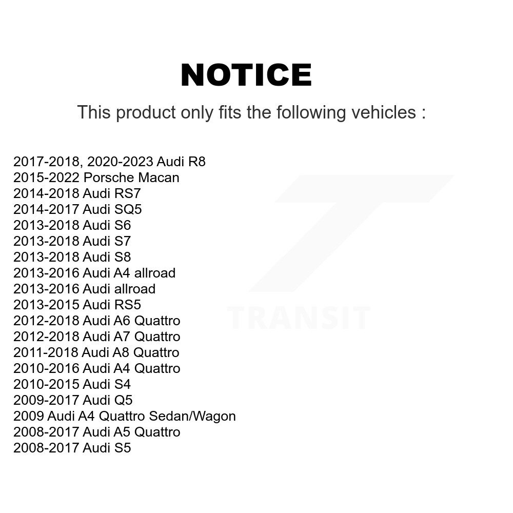 Rear Wheel Bearing Assembly Pair For Audi Q5 Porsche Macan A4 Quattro A5 S4 S5 A6 A7 SQ5 K70-101027 - Image 2