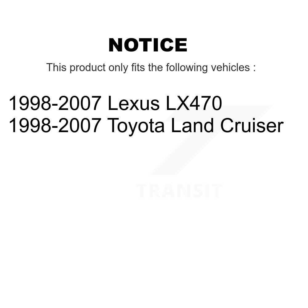 Rear Inner Wheel Bearing Pair For 1998-2007 Lexus LX470 Toyota Land Cruiser K70-101031 - Image 2