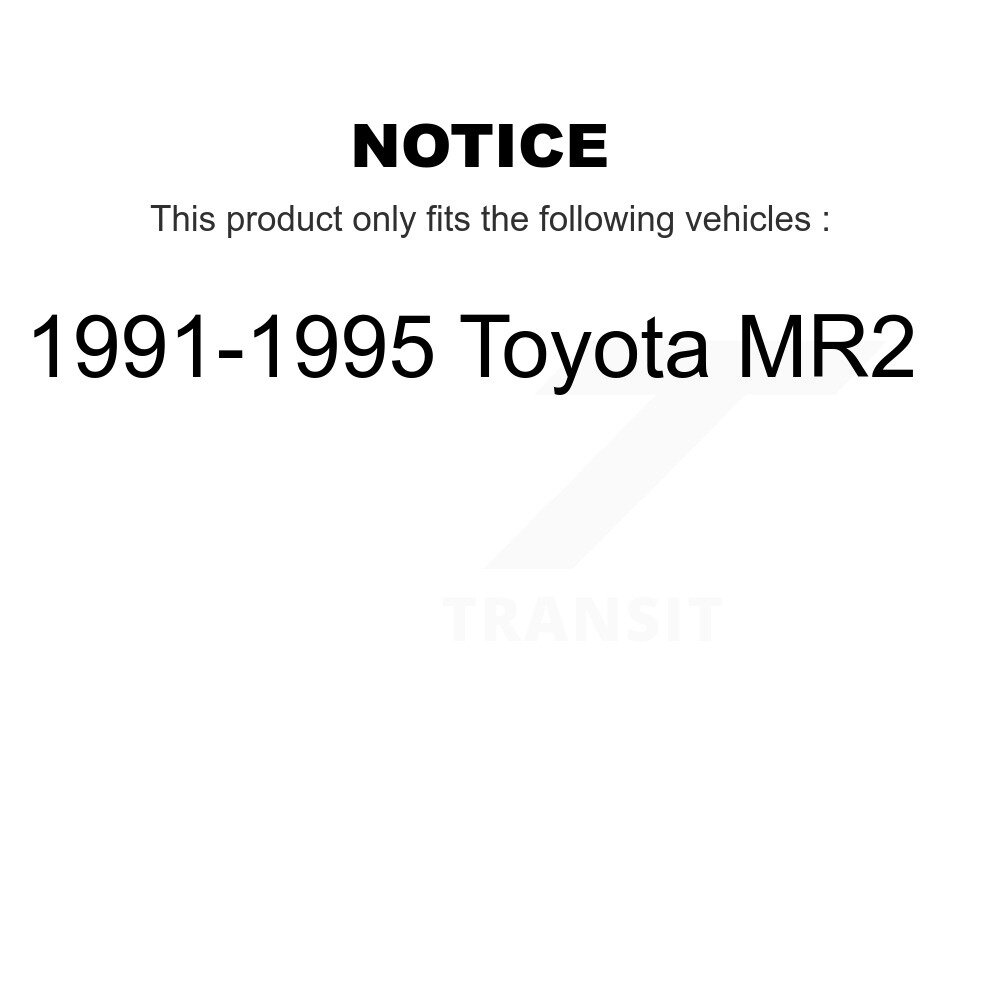 Rear Wheel Bearing Pair For 1991-1995 Toyota MR2 K70-101045 - Image 2