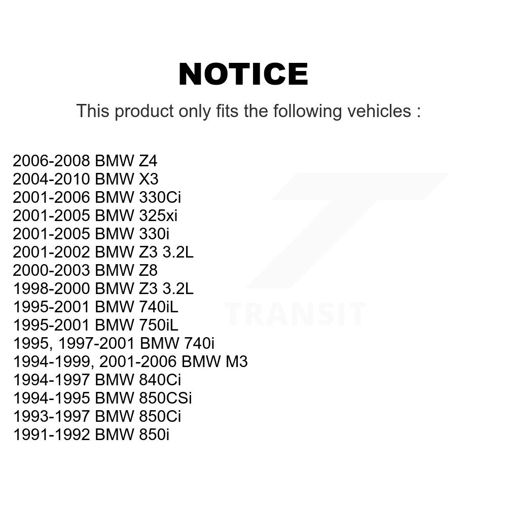 Rear Wheel Bearing Pair For BMW X3 Z3 330Ci M3 Z4 325xi 330i 740i 740iL Z8 850i 750iL K70-101057 - Image 2