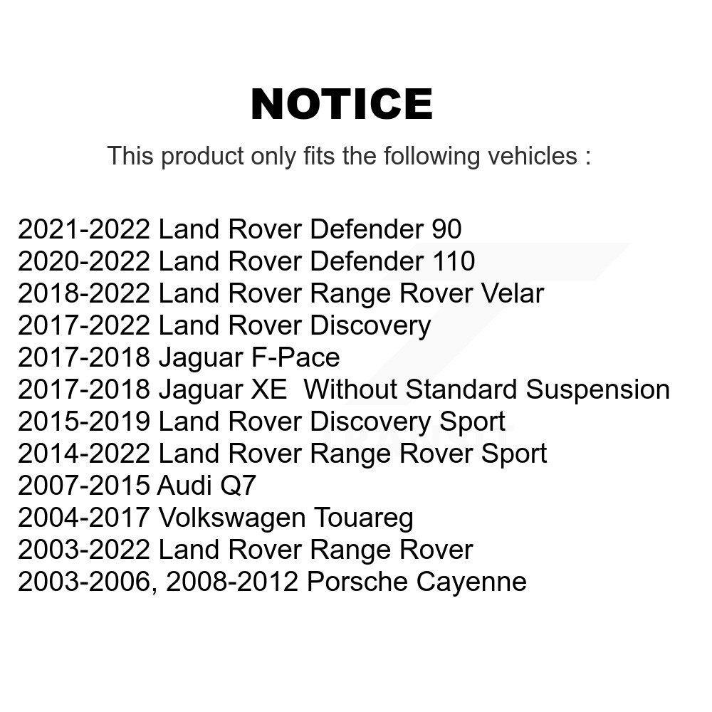 Rear Wheel Bearing Pair For Land Rover Range Sport Volkswagen Touareg Audi Q7 Porsche 110 K70-101058 - Image 2